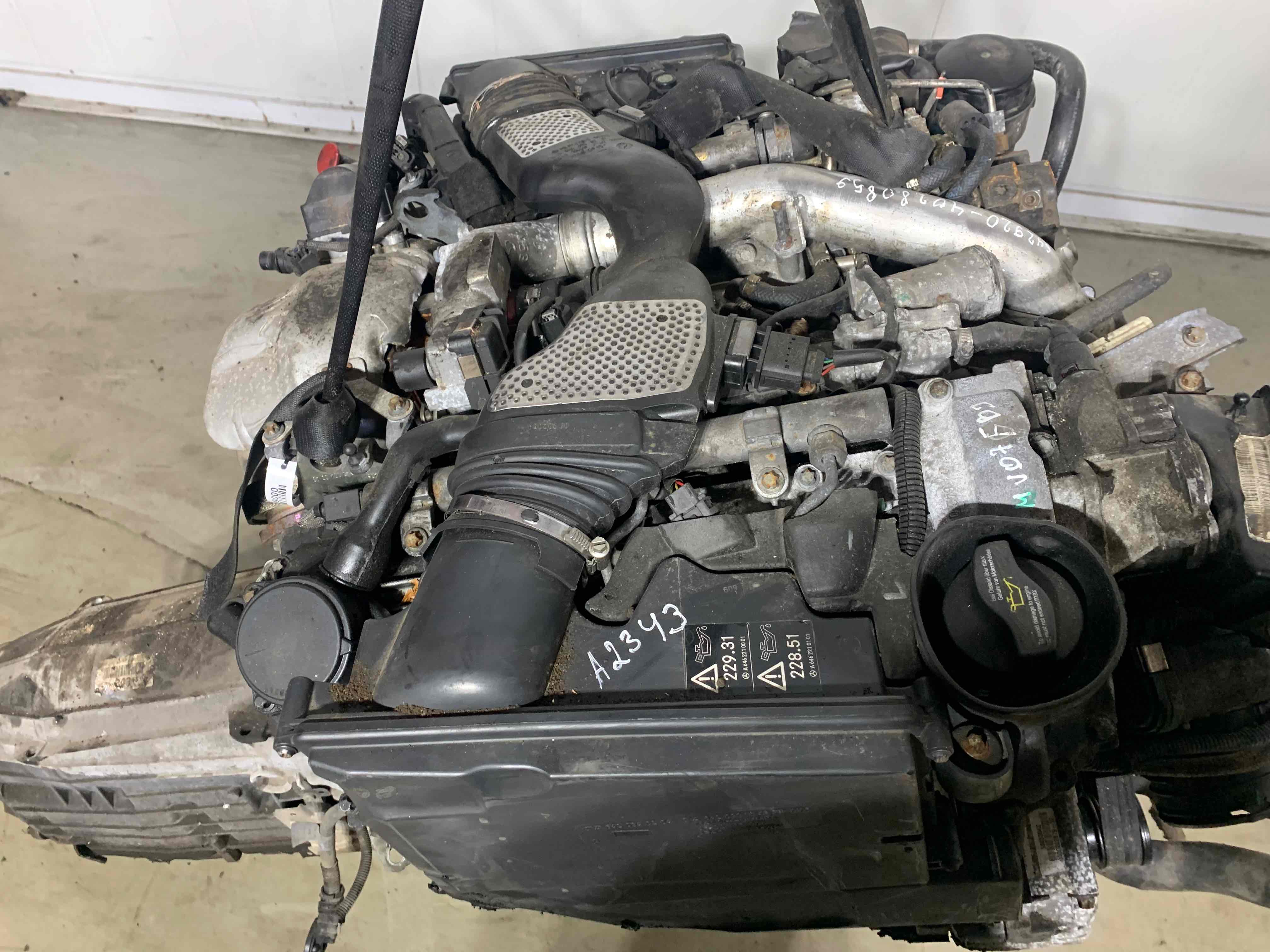 Двигатель (ДВС) - Mercedes E W211 (2002-2009)