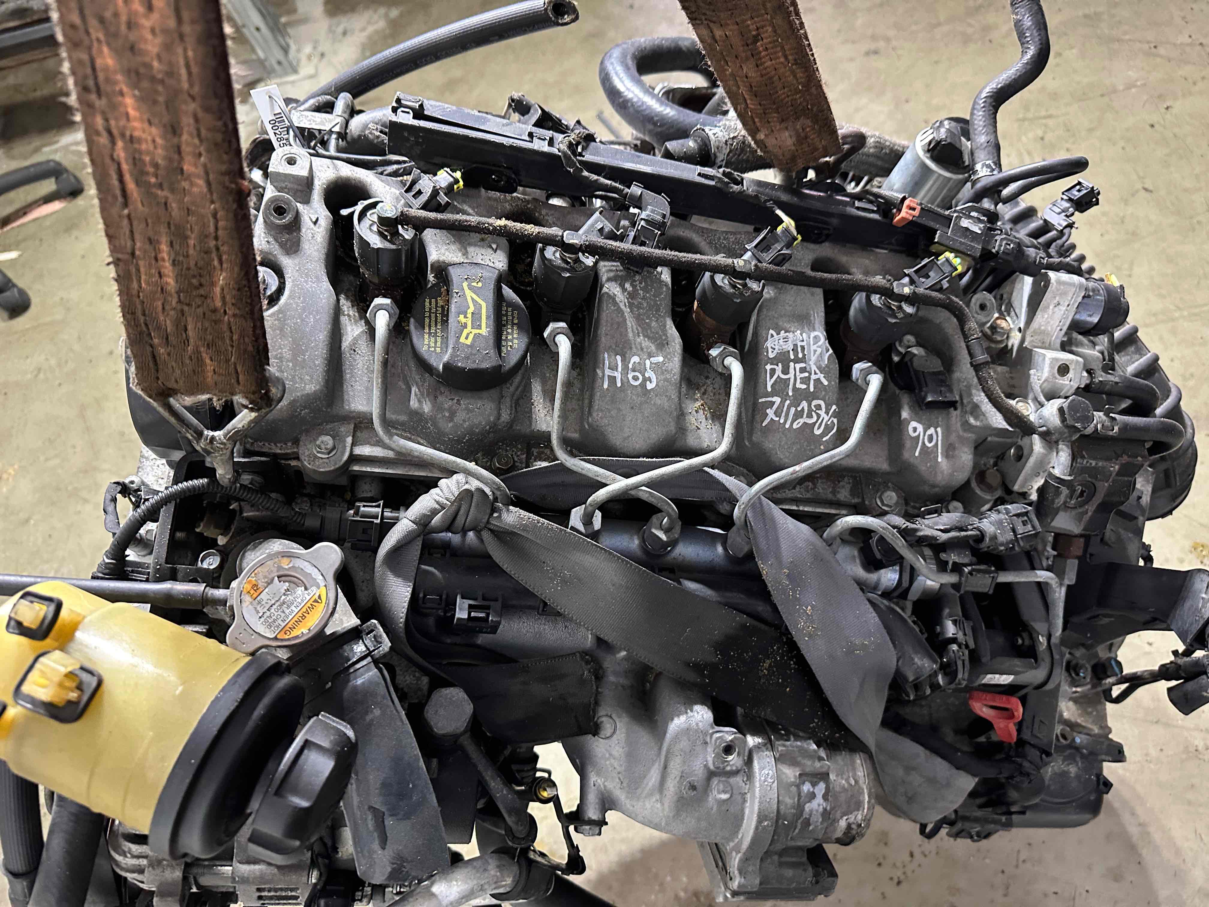 Двигатель (ДВС) - Hyundai Santa Fe (2006-2013)